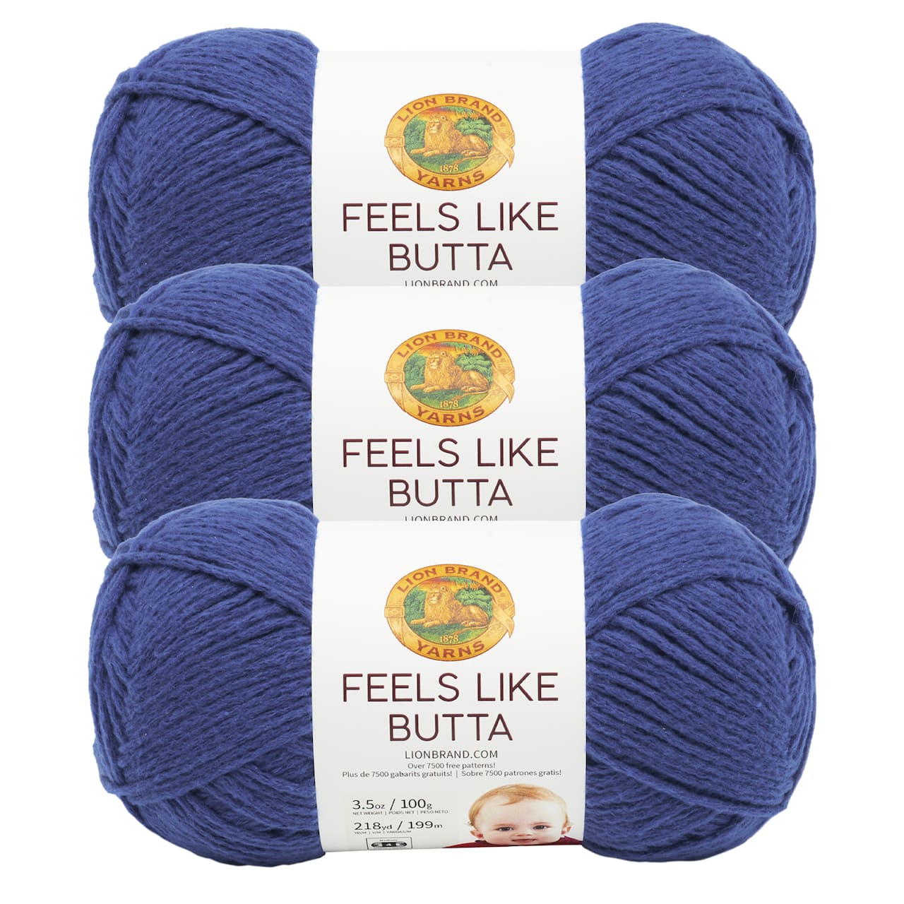 3 Pack Lion Brand® Feels Like Butta® Solid Yarn